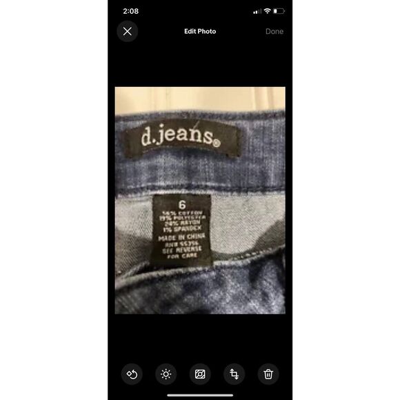 M‎ Jeans by Maurices Jeans Women Size 6 Skinny - Picture 4 of 5